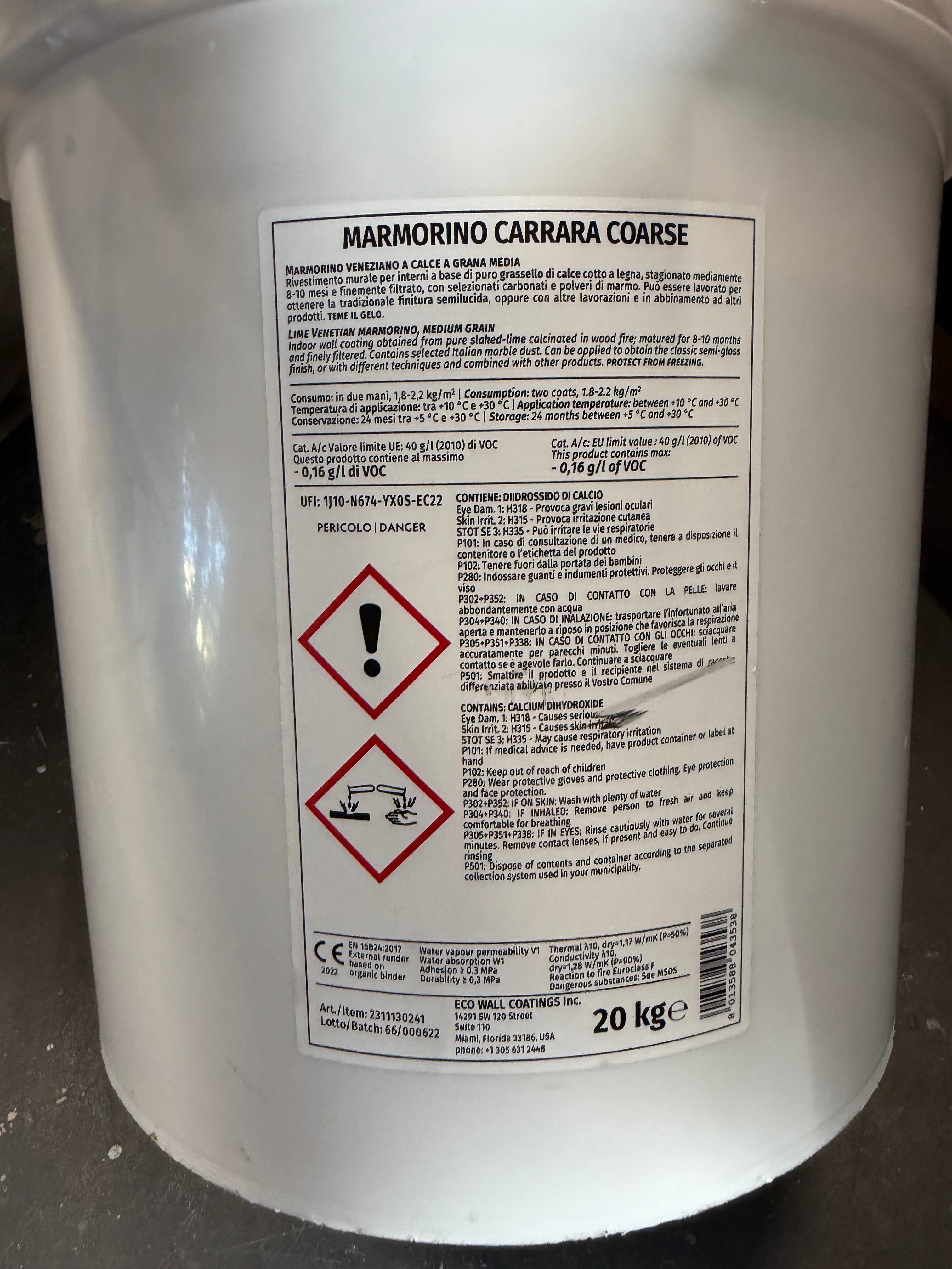 Marmorino Carrera Coarse