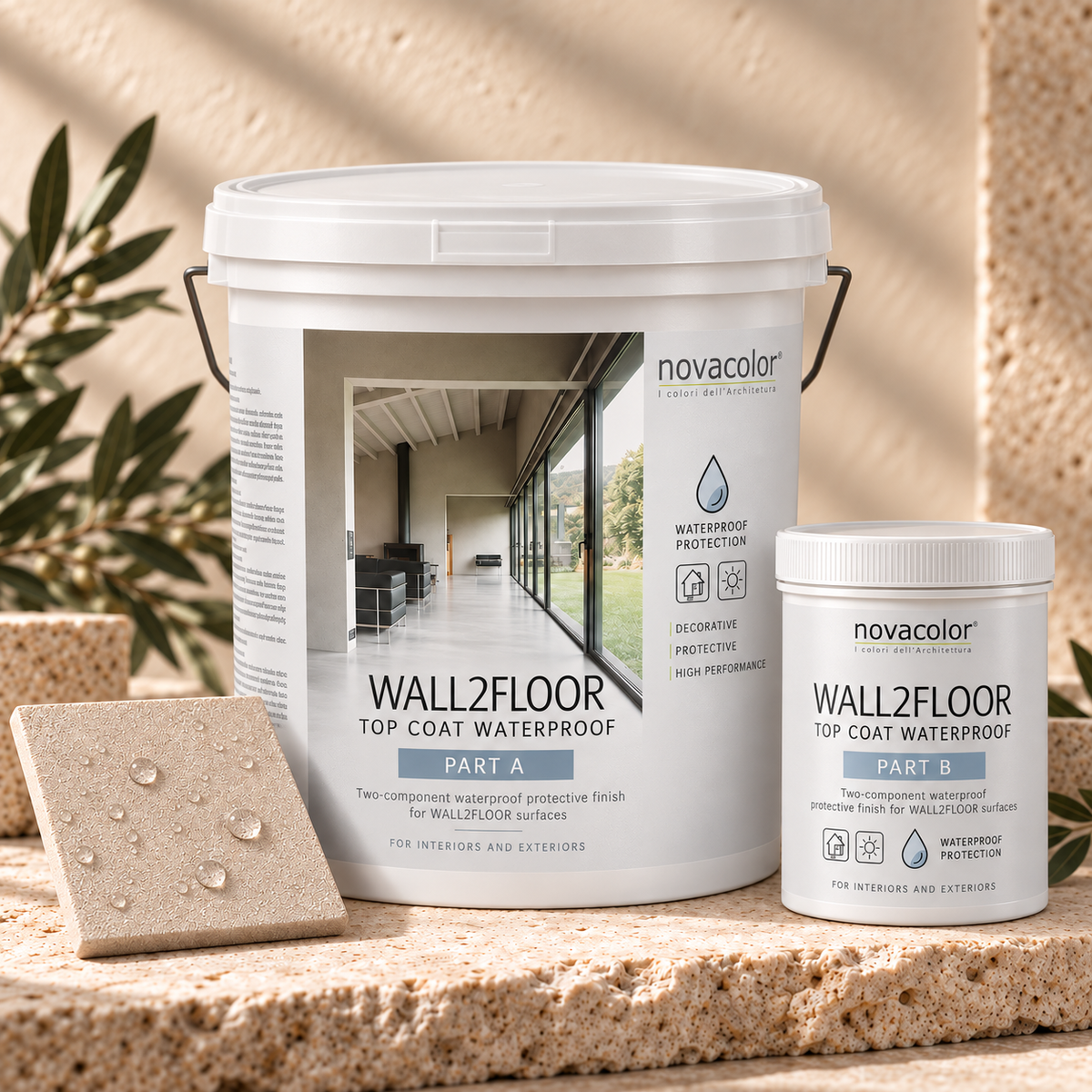 WALL2FLOOR TOPCOAT WATERPROOF PART B